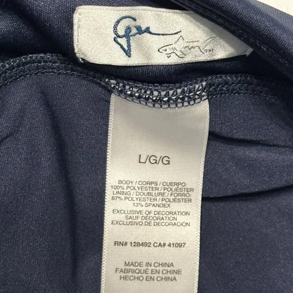 Greg Norman Ladies Sz Large Tennis Golf Pickleball skort Stretch Pull On Blue - Picture 4 of 7